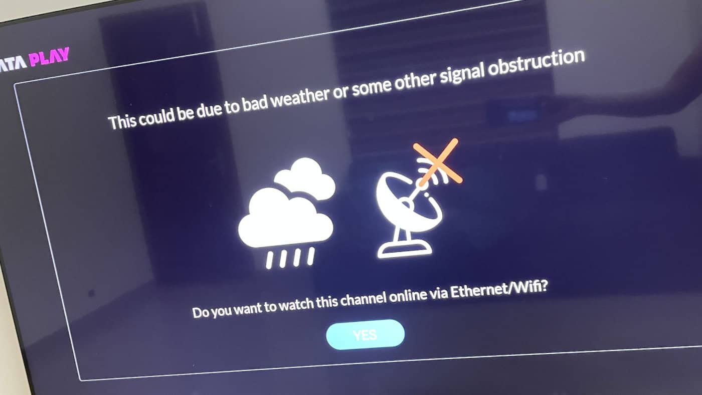 Tata Play Signal Problem