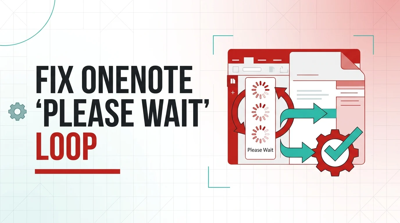 How to Fix Please wait while OneNote inserts the document Notification Showing Repeatedly