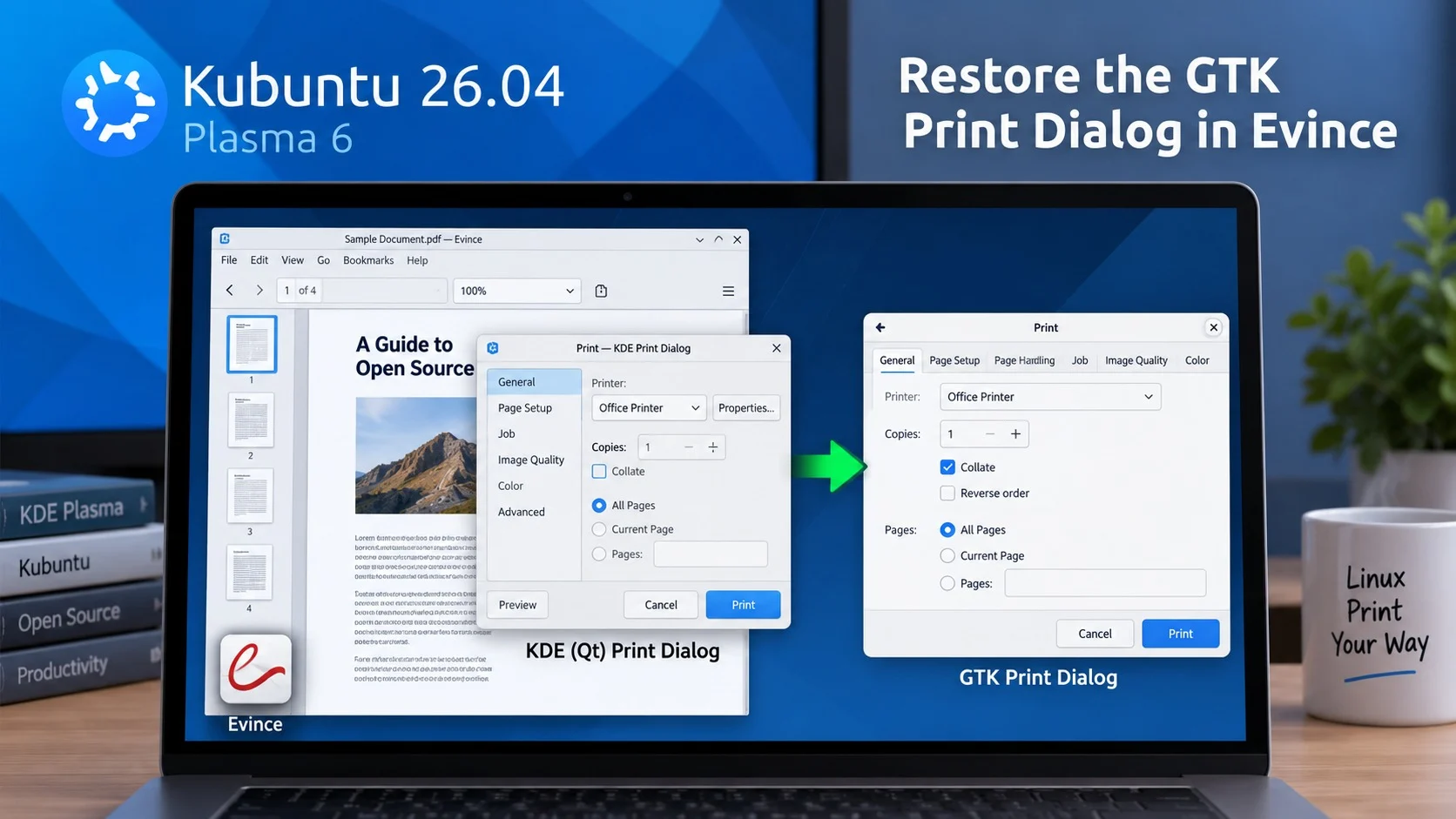 Restore the GTK Print Dialog